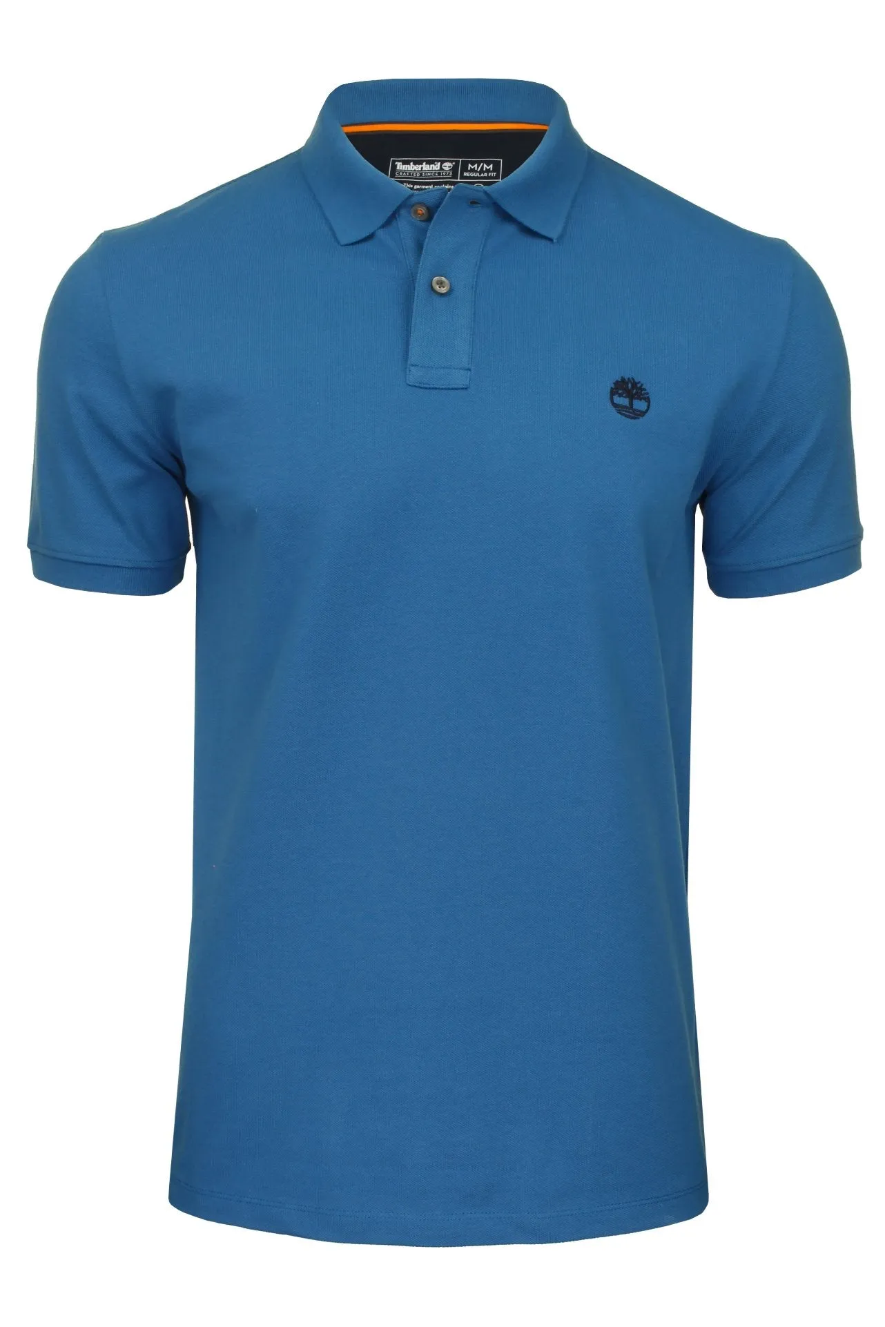 Timberland Mens Pique Polo T-Shirt 'Millers River Pique Polo ' - Short Sleeved