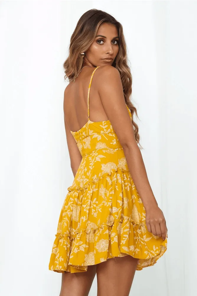 Tropicana Dress - Yellow