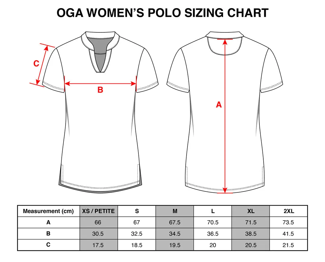 Ube Bloom - OGA Women's Polo - Graphite Ube