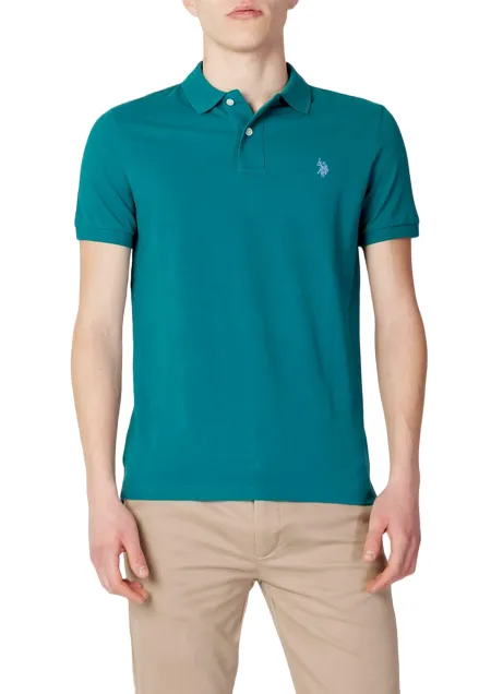 US Polo Assn. King men's short sleeve polo shirt 41029 65079 234 oil