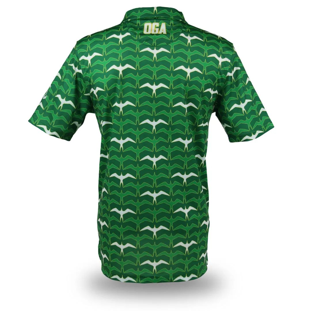 Wasters 3.0 Iwa Flock - OGA Men's Polo - Grass Green