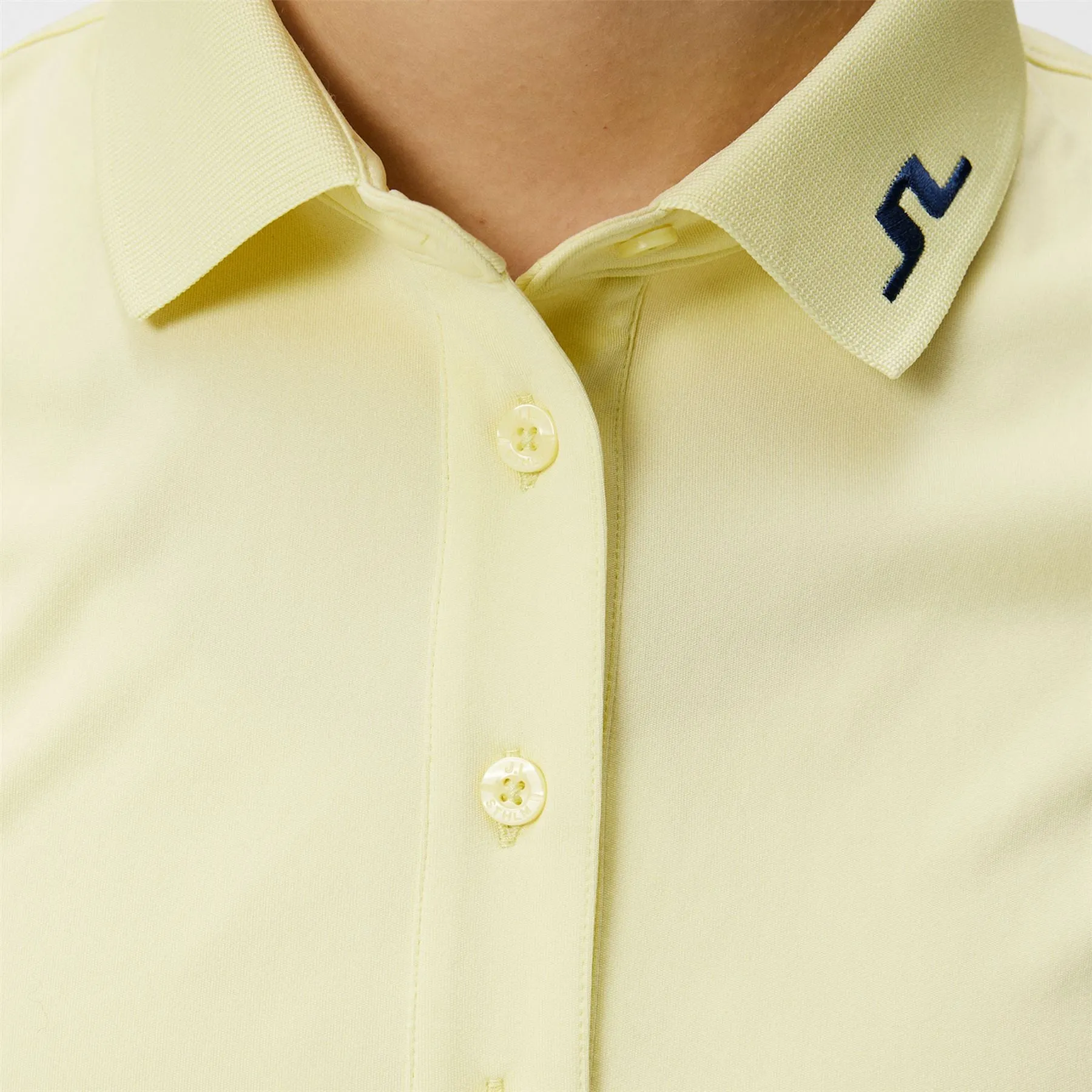 Womens Tour Tech TX Jersey Polo Wax Yellow - SS24